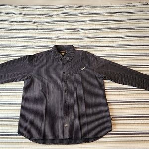 Ezekiel Button Down Dress Shirt Size L